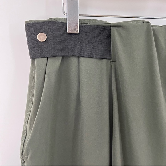 ADAY XL Turn It Up tapered trouser pant moss 0793 green tailored stretch - Picture 5 of 9